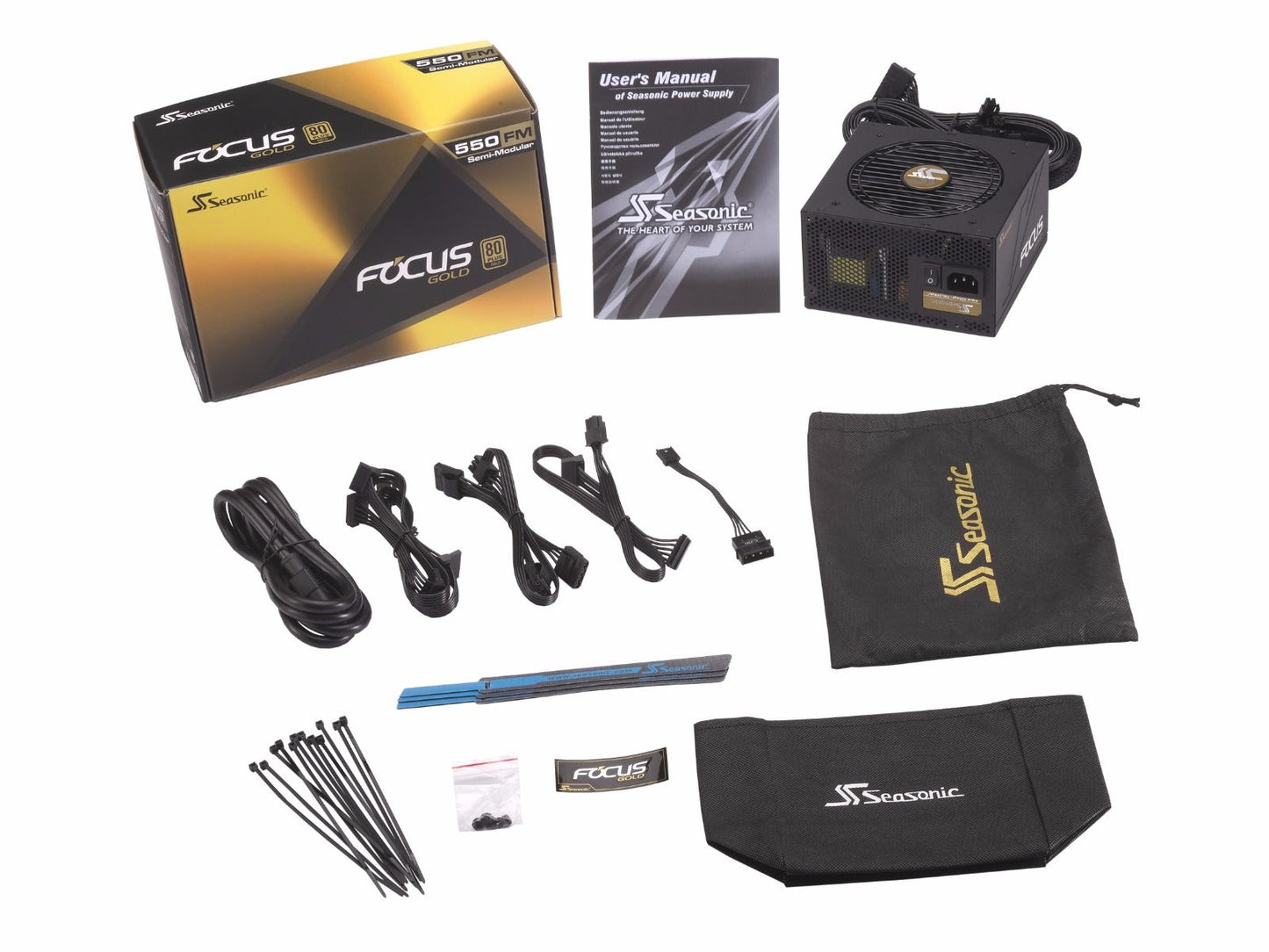 SeaSonic 550W FOCUS Gold PSU (SSR-550FM) GM-550 ( OneSeasonic ) Tristar Online