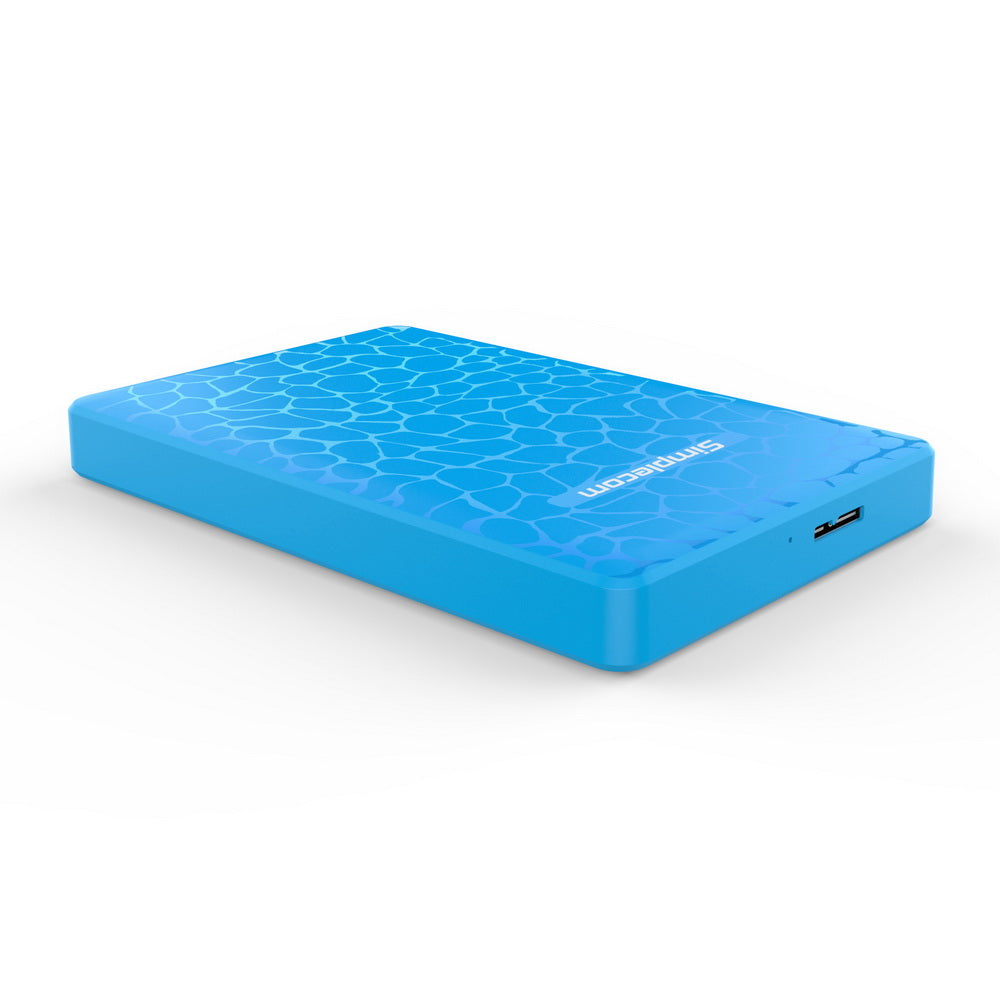 Simplecom SE101 Compact Tool-Free 2.5'' SATA to USB 3.0 HDD/SSD Enclosure Blue Tristar Online