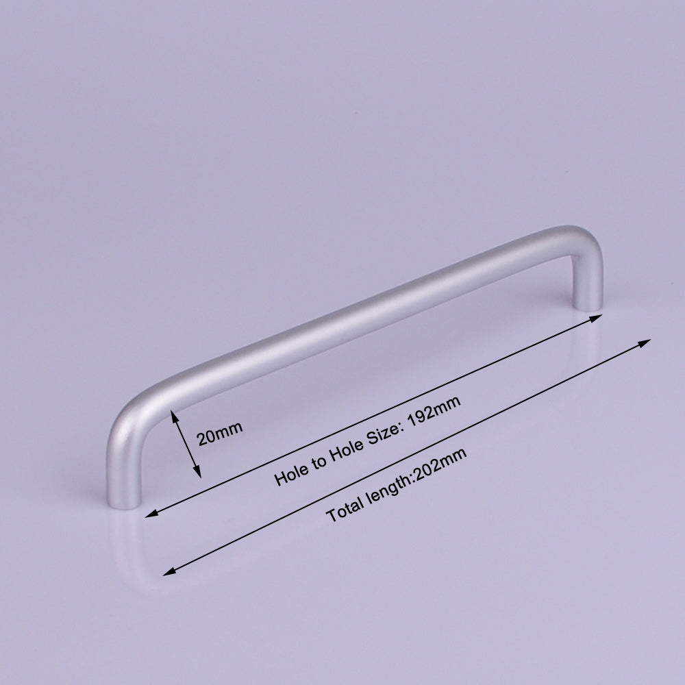 Aluminium Kitchen Cabinet Handles Drawer Bar Handle Pull 192mm Tristar Online