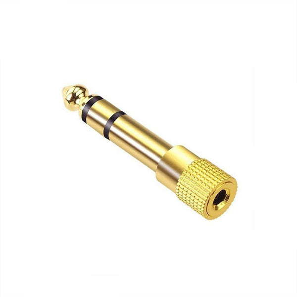 3.5mm Stereo Female to 6.35mm Male  Stereo Audio Jack Adapter for Aux Cable Guitar Amplifier Headphone Tristar Online
