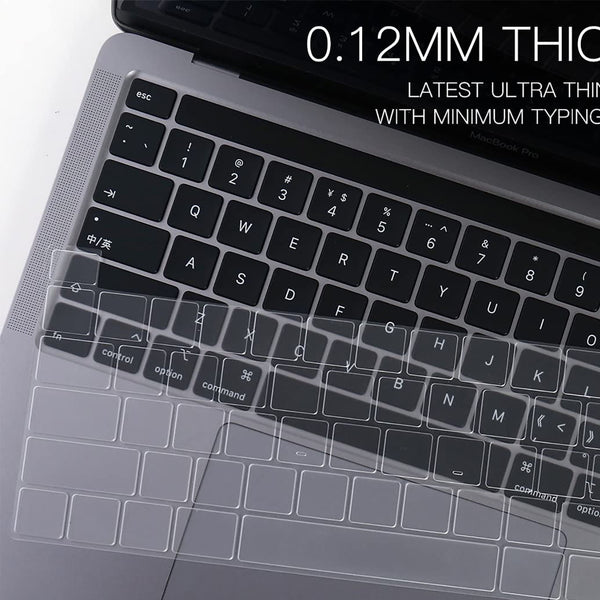 Keyboard Cover Skin For MacBook Pro 13 Pro 16 A2338 A2289 A2251 A2141 M1 M2 2020 to 2023 Clear Tristar Online
