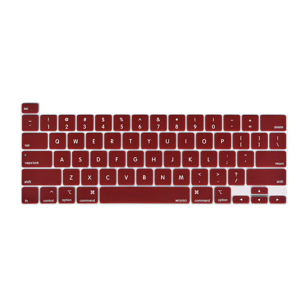 Keyboard Cover Skin For MacBook Pro 13 Pro 16 A2338 A2289 A2251 A2141 M1 M2 2020 to 2023 Wine Red Tristar Online