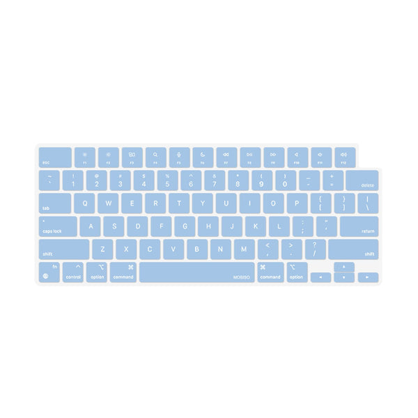 Keyboard Cover Skin For MacBook Air Pro 13 13.6 14 15.3 16 A2442 A2779 A2485 A2780 A2681 A2941 M1 M2 2021 to 2023 Sky Blue Tristar Online