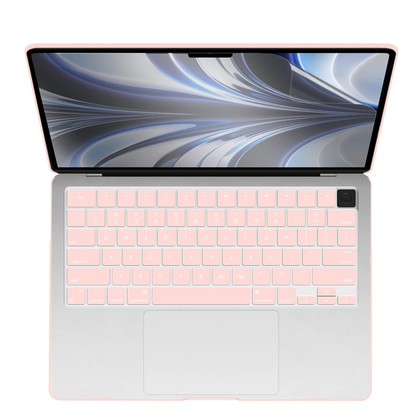 Suitable for 2023 2022 MacBook Air 13 inch case M2 Model A2681 Hard Shell Case Keyboard Cover Sold Pink Tristar Online