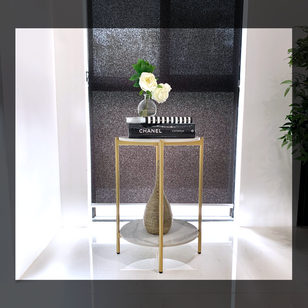 Interior Ave - Alba Gold Side Table Tristar Online