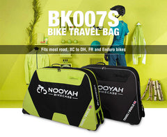 NOOYAH Bike BLUE Travel Case Bike Bag Shell EVA Tough material MTB Mountain Bike Road Bike TT 700c Gravel Bike Ebike 29er etc - BK007S Tristar Online