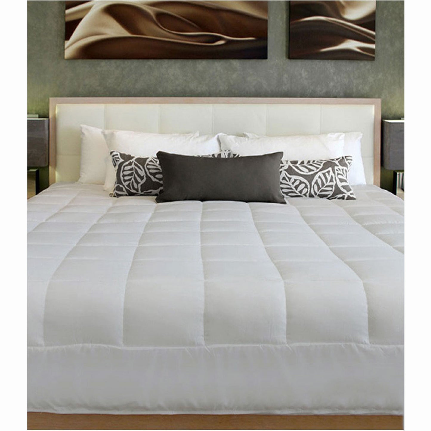 2 in 1 Cushion Quilt Pad Grey Single Tristar Online
