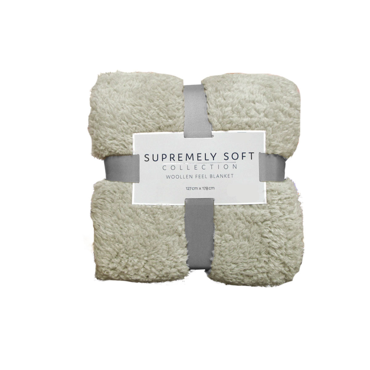 Soft Woollen Feel Throw Rug/Blanket Stone Tristar Online