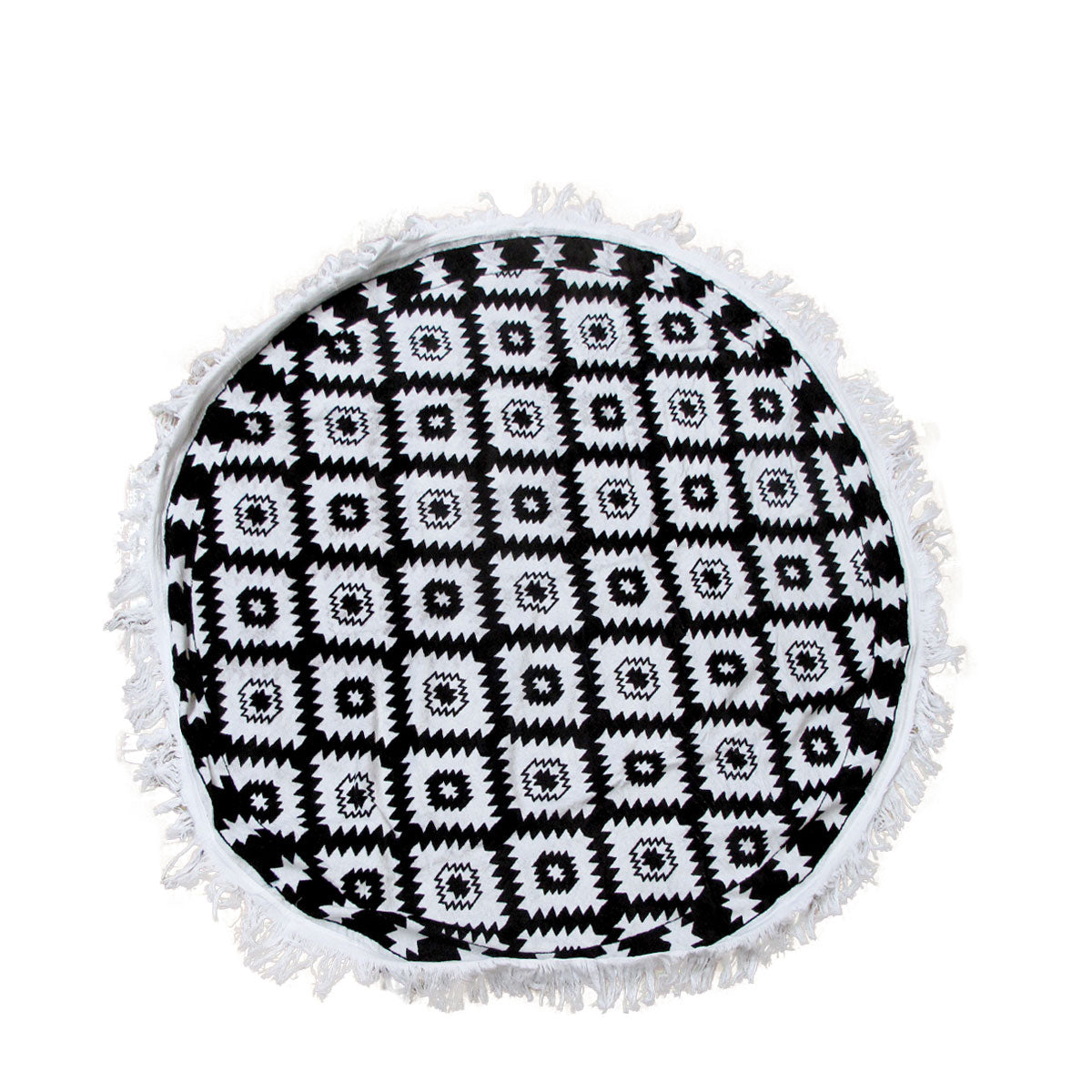 Aztec 100% Cotton Round Beach Towel Tristar Online