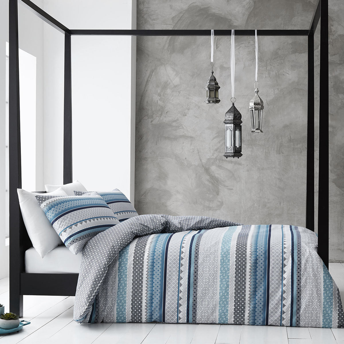 Gabrielle Blue Quilt Cover Set King Tristar Online