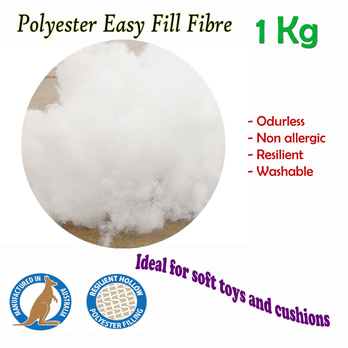 Easyrest Easy Fill Fibre 1 kilogram Tristar Online