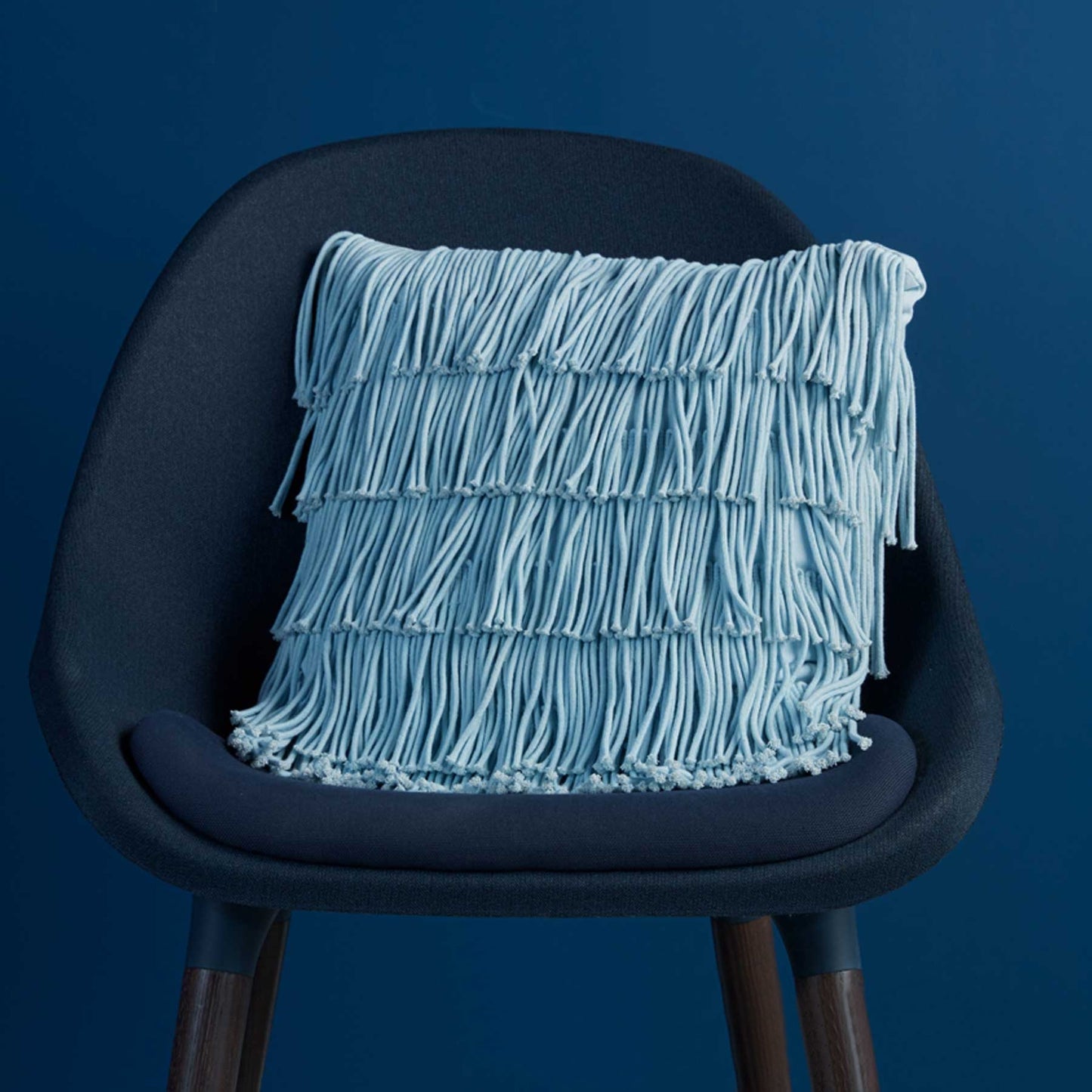 Bedding House Flapper Light Blue Filled Square Cushion Tristar Online