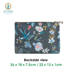 PIP Studio Combi Flower Festival Dark Blue Cosmetic Bag Tristar Online