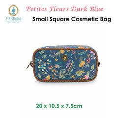 PIP Studio Petites Fleurs Dark Blue Small Square Cosmetic Bag Tristar Online
