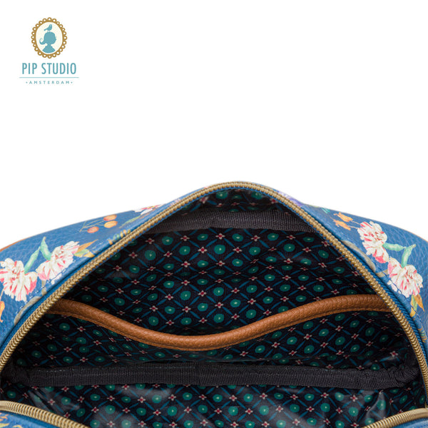 PIP Studio Petites Fleurs Dark Blue Small Square Cosmetic Bag Tristar Online