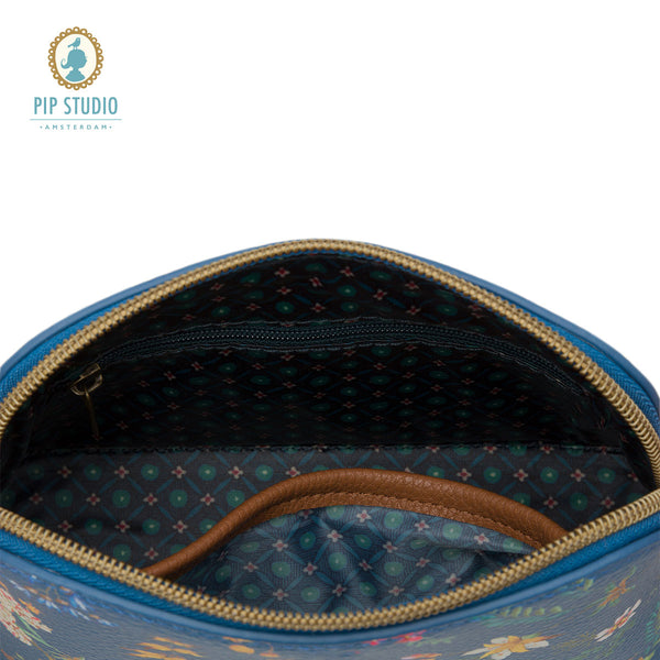PIP Studio Petites Fleurs Dark Blue Small Triangle Cosmetic Bag Tristar Online