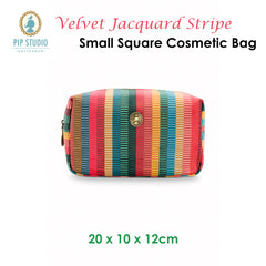 PIP Studio Velvet Jacquard Stripe Small Square Cosmetic Bag Tristar Online