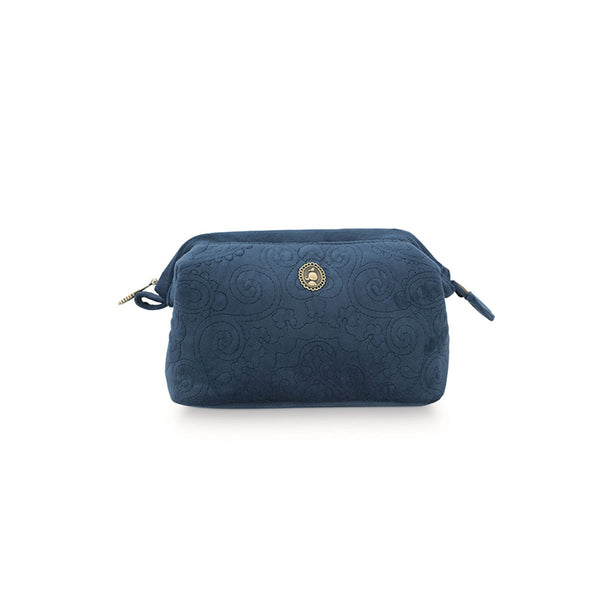 PIP Studio Velvet Quilted Dark Blue Small Cosmetic Purse Tristar Online