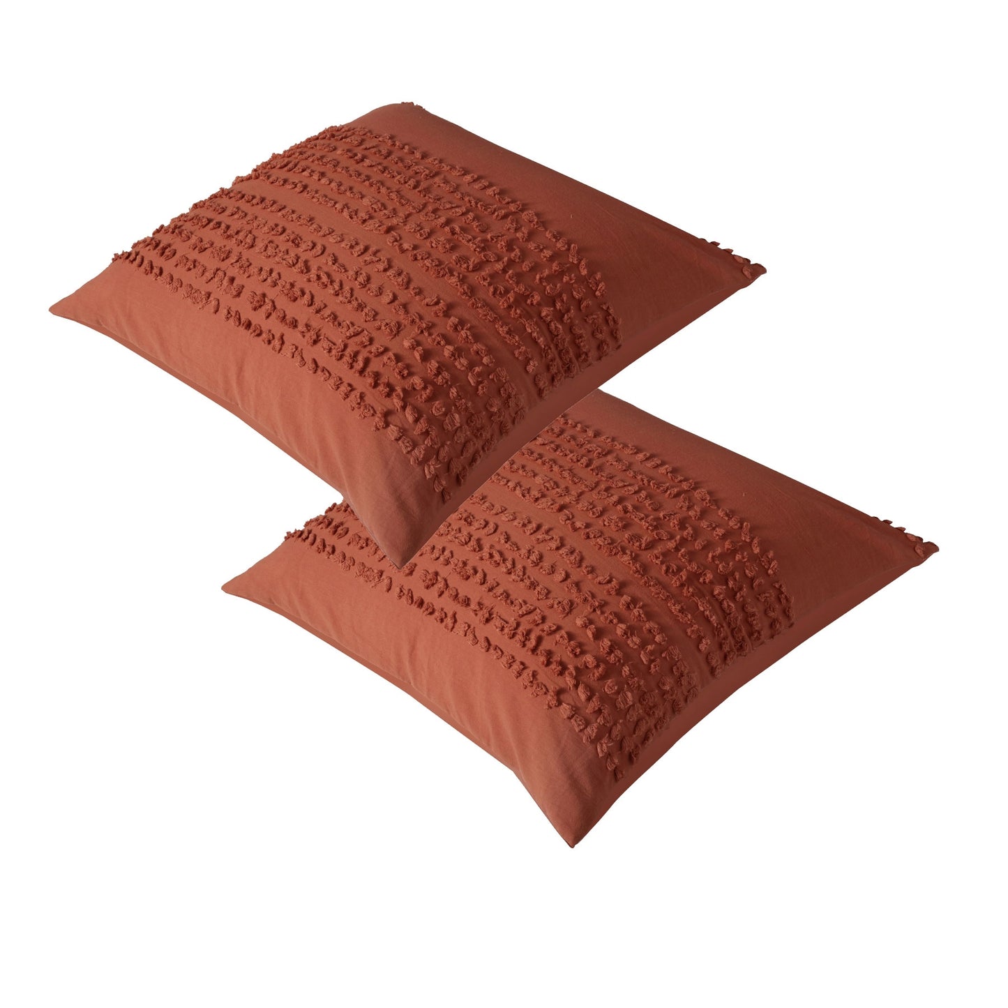 Vintage Design Homewares One Pair of Betty Tobacco European Pillowcases Tristar Online