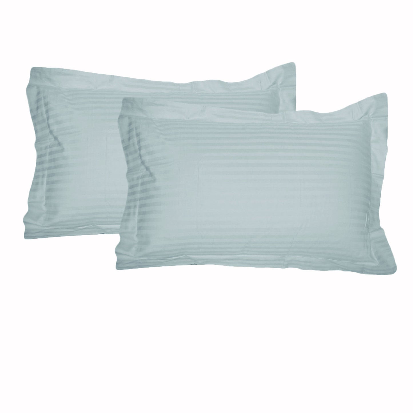 Accessorize 325TC Pair of Tailored Standard Pillowcases Blue Tristar Online