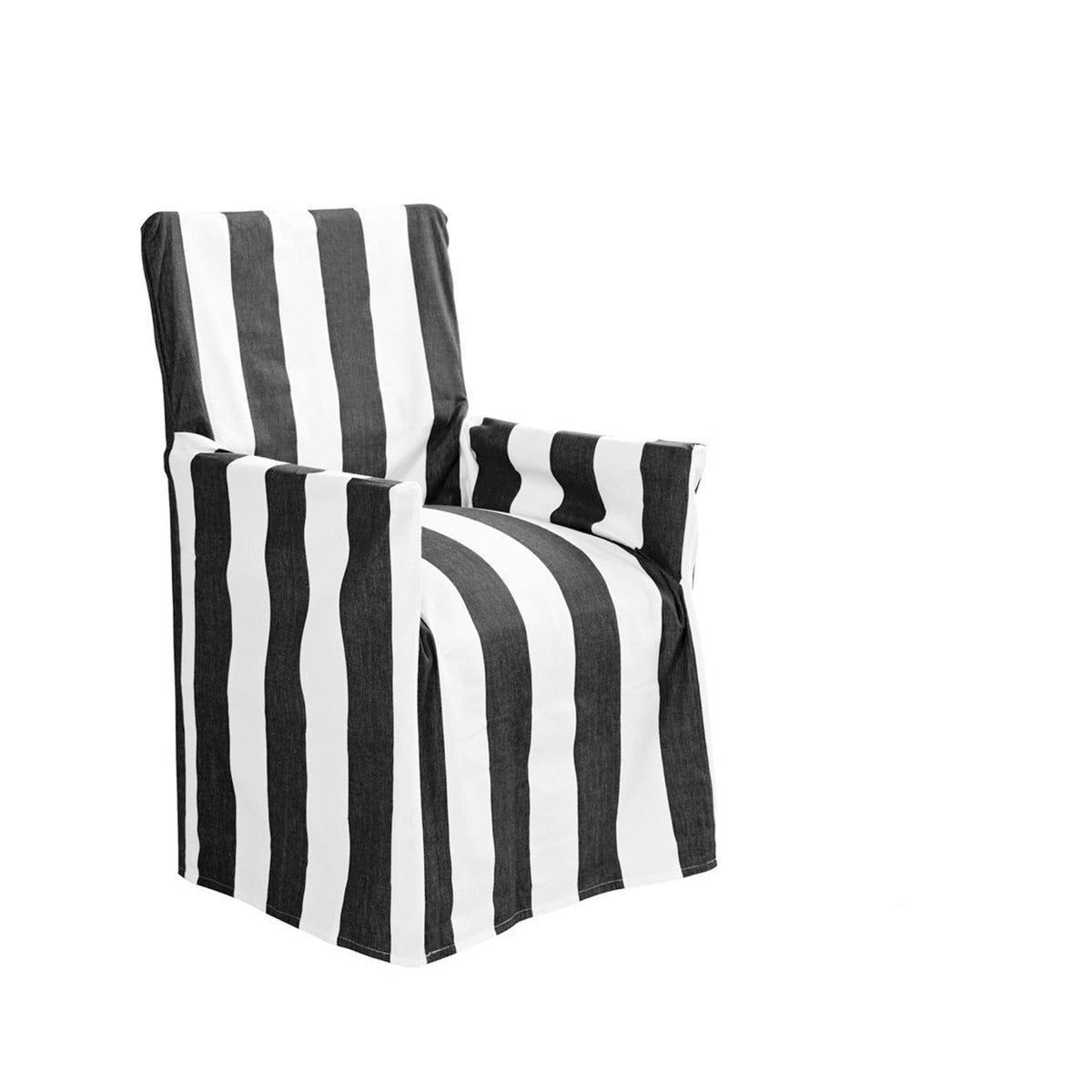 IDC Homewares Cotton Director Chair Cover Black Stripes Tristar Online