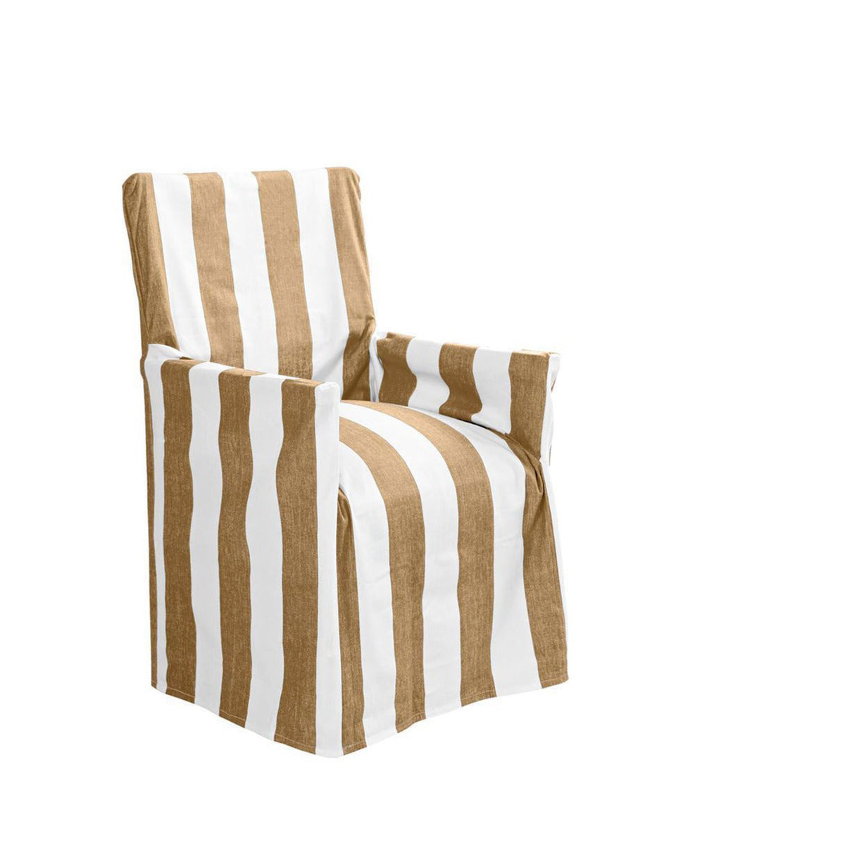 IDC Homewares Cotton Director Chair Cover Taupe Stripes Tristar Online