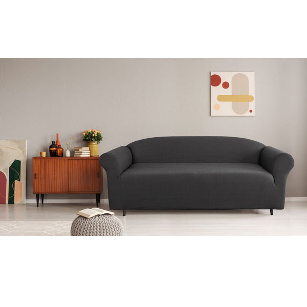 Elan Cambridge Extra-stretch Couch Cover Steel Three Seater Steel Tristar Online