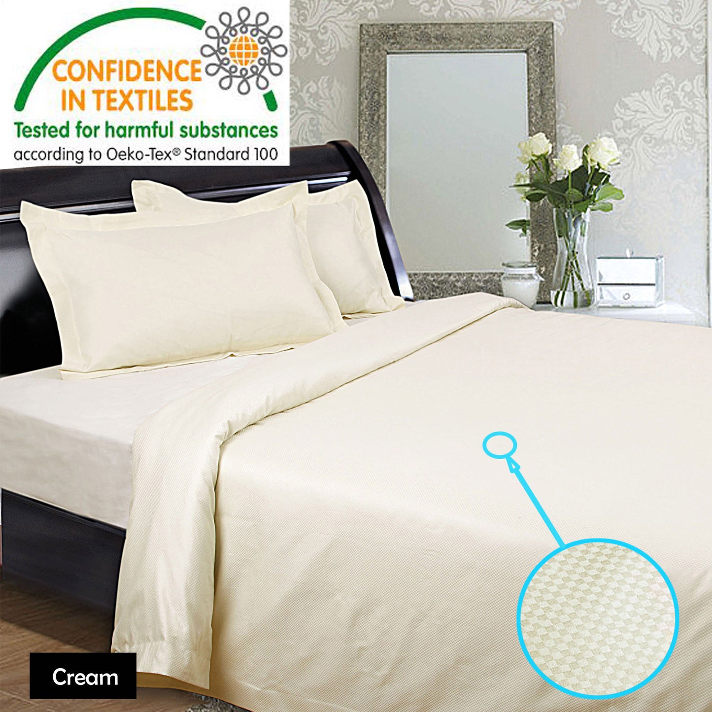 Kingtex 1350TC Sheet Set Cream KING Tristar Online