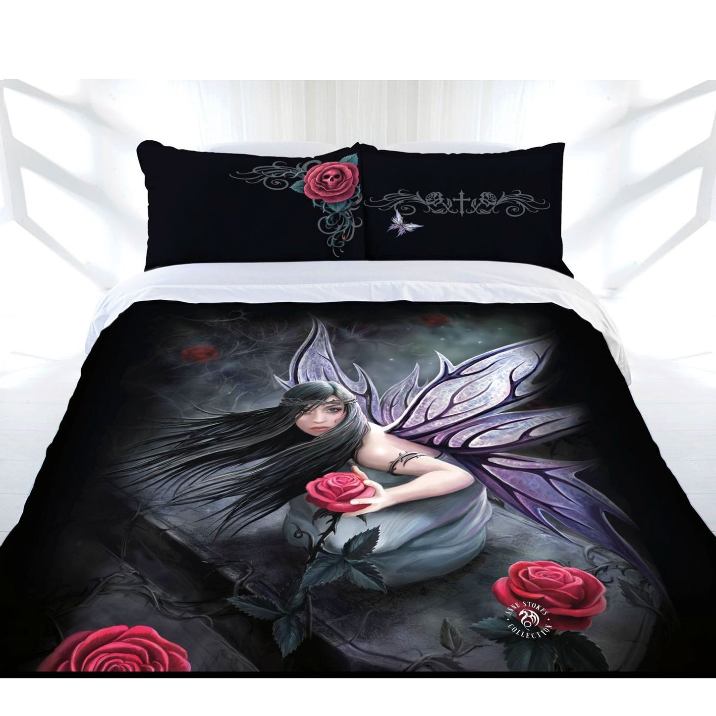 Anne Stokes Rose Fairy Quilt Cover Set Double Tristar Online