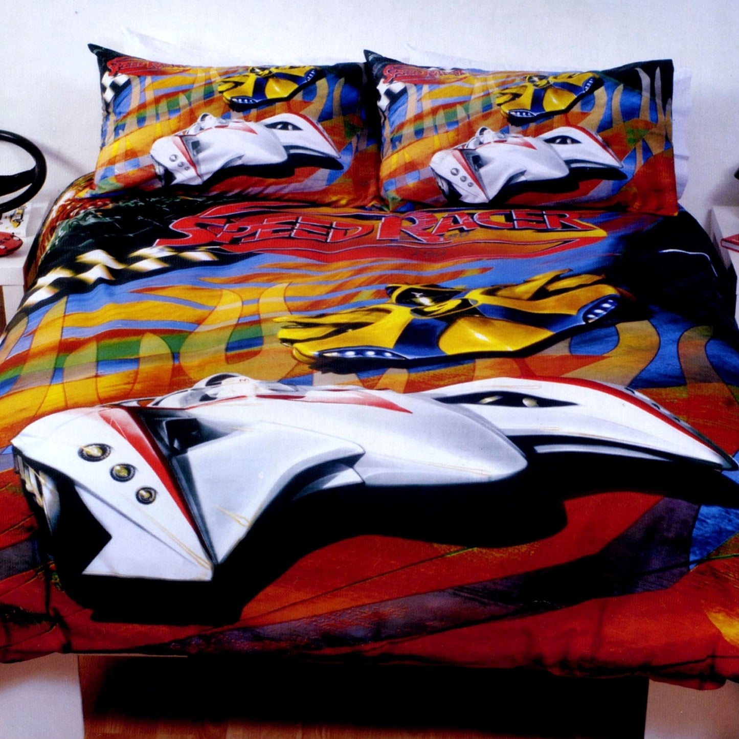 Just Home Speed Racer Thunder Quilt Cover Set Double Tristar Online