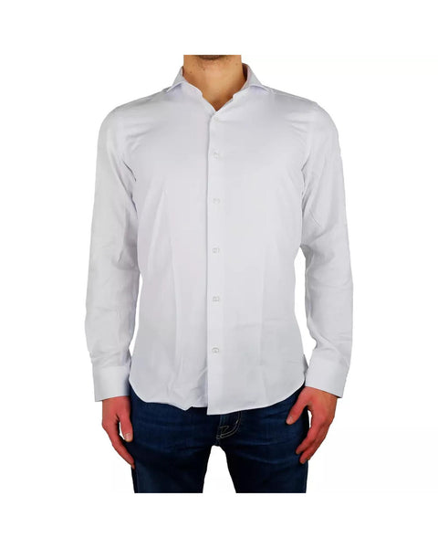 Milano Shirt in Oxford White Cotton 39 IT Men Tristar Online