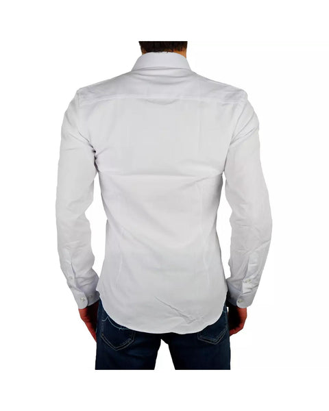 Milano Shirt in Oxford White Cotton 40 IT Men Tristar Online