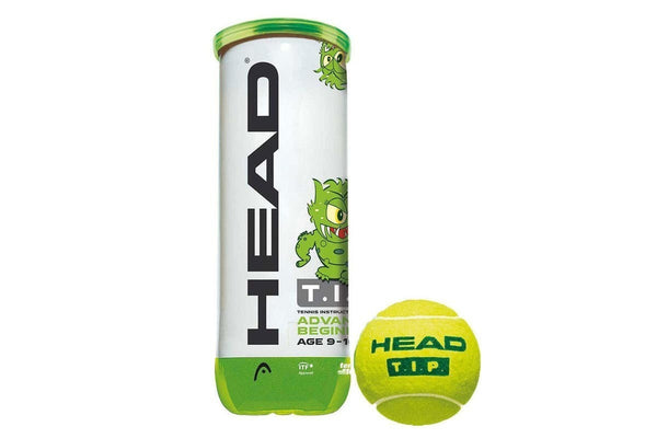 Head Tip 3 Green Pressureless Tennis Balls - Age (9 Years - 10 Years) Tristar Online
