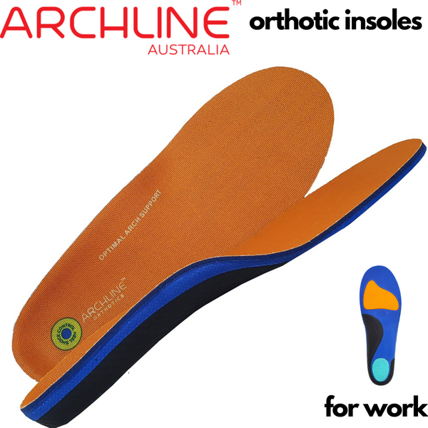 Archline Active Orthotics Full Length Arch Support Pain Relief Insoles - For Work - S (EU 38-39) Tristar Online