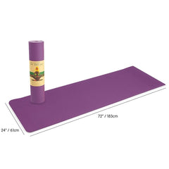 YOGA MAT Non-Slip Light Gym 1830x610x6mm Pilates Home Fitness - Assorted Colours Tristar Online