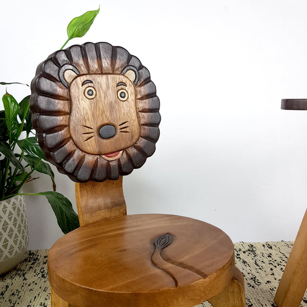 Kids Wooden Chair Lion Tristar Online