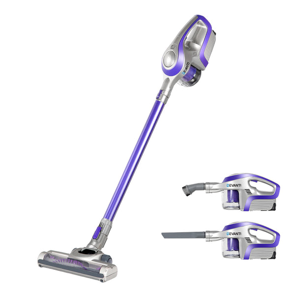 Devanti Cordless Stick Vacuum Cleaner - Purple & Grey Tristar Online