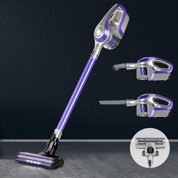 Devanti Cordless 150W Handstick Vacuum Cleaner - Purple and Grey Tristar Online