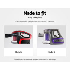 Devanti Cordless Handstick Vacuum Cleaner Head- Black Tristar Online