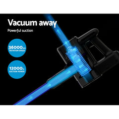 Devanti Handheld Vacuum Cleaner Cordless Bagless Stick Handstick Car Vac 2-Speed Tristar Online