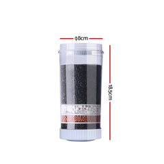 Devanti Water Cooler Dispenser Tap Water Filter Purifier 6-Stage Filtration Carbon Mineral Cartridge Pack of 3 Tristar Online