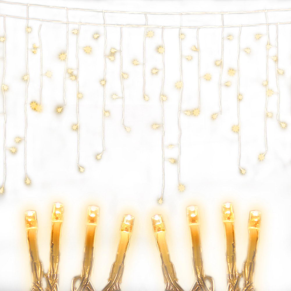 Jingle Jollys 500 LED Solar Powered Christmas Icicle Lights 20M Outdoor Fairy String Party Warm White Tristar Online