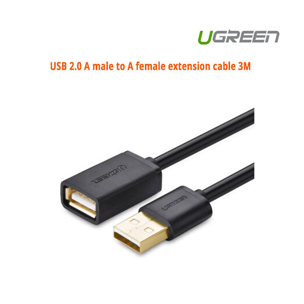 UGREEN USB 2.0 A male to A female extension cable 3M (10317) Tristar Online