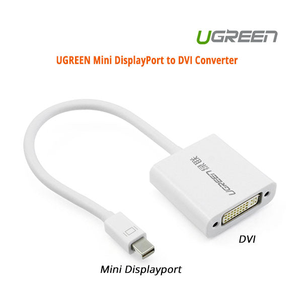 UGREEN Mini DisplayPort to DVI Converter (10402) Tristar Online