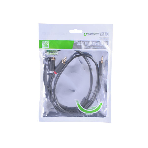 UGREEN 3.5mm male to 2RCA male cable 2M (10510) Tristar Online