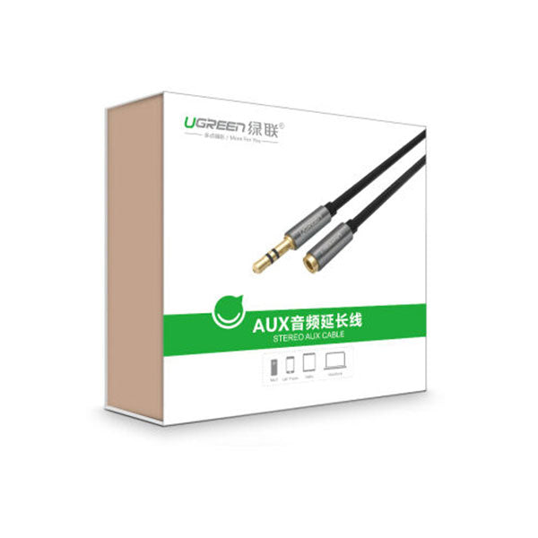 UGREEN 3.5mm Male to 3.5mm Female extension cable 2M (10594) Tristar Online
