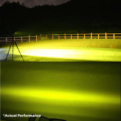 2x 5inch Flood LED Light Bar Offroad Boat Work Driving Fog Lamp Truck Yellow Tristar Online