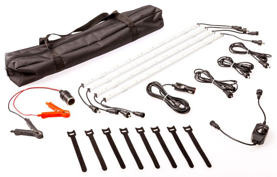 12V Rigid Light Bar LED Strip Camping Waterproof Connector Combo Kit Aluminium Tristar Online