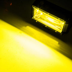 2x 5inch Flood LED Light Bar Offroad Boat Work Driving Fog Lamp Truck Yellow Tristar Online