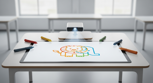 Drawing Projector Tables: How Educational Tech Is Shaping Early Childhood Creativity